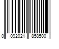 Barcode Image for UPC code 0092021858500