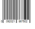 Barcode Image for UPC code 0092021867502