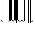 Barcode Image for UPC code 009217000056