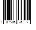 Barcode Image for UPC code 0092201417077. Product Name: ZORO SELECT 4373001020 Ball Valve, 3/8', 304, FP 800, 2pcs