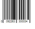 Barcode Image for UPC code 0092263300034