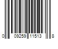 Barcode Image for UPC code 009259115138