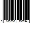 Barcode Image for UPC code 0092636250744