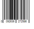 Barcode Image for UPC code 0092636272586