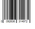 Barcode Image for UPC code 0092636314972