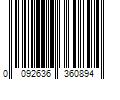 Barcode Image for UPC code 0092636360894