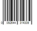 Barcode Image for UPC code 0092644314339