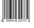 Barcode Image for UPC code 0092644324772