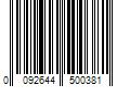 Barcode Image for UPC code 0092644500381