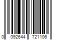 Barcode Image for UPC code 0092644721106