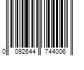 Barcode Image for UPC code 0092644744006