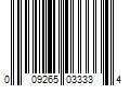 Barcode Image for UPC code 009265033334