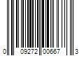 Barcode Image for UPC code 009272006673