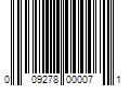 Barcode Image for UPC code 009278000071