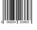 Barcode Image for UPC code 0092834203603. Product Name: Diamondcosmetic Diamond File Black 180/180