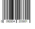 Barcode Image for UPC code 0092834203801