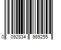 Barcode Image for UPC code 0092834989255