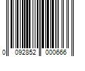 Barcode Image for UPC code 0092852000666