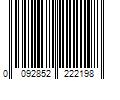 Barcode Image for UPC code 0092852222198