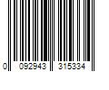 Barcode Image for UPC code 0092943315334