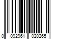 Barcode Image for UPC code 0092961020265