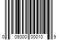 Barcode Image for UPC code 009300000109