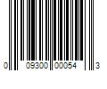 Barcode Image for UPC code 009300000543