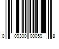 Barcode Image for UPC code 009300000598