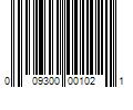 Barcode Image for UPC code 009300001021