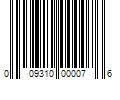 Barcode Image for UPC code 009310000076