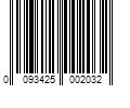 Barcode Image for UPC code 0093425002032