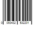 Barcode Image for UPC code 0093432532201