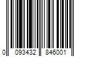 Barcode Image for UPC code 0093432846001. Product Name: Style Selections 90-in Black Powder Coated Metal Shepherd's Hook | 84600L