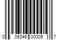 Barcode Image for UPC code 009346000057