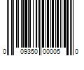 Barcode Image for UPC code 009350000050