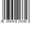 Barcode Image for UPC code 0093539203356