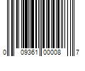 Barcode Image for UPC code 009361000087