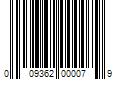 Barcode Image for UPC code 009362000079