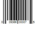 Barcode Image for UPC code 009366000075