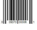 Barcode Image for UPC code 009370000061