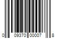 Barcode Image for UPC code 009370000078