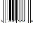 Barcode Image for UPC code 009372000076