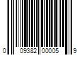 Barcode Image for UPC code 009382000059