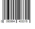 Barcode Image for UPC code 0093994403315