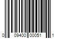 Barcode Image for UPC code 009400000511