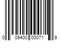 Barcode Image for UPC code 009400000719