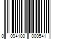 Barcode Image for UPC code 0094100000541