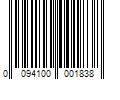 Barcode Image for UPC code 0094100001838