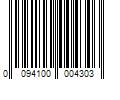 Barcode Image for UPC code 0094100004303