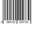 Barcode Image for UPC code 0094100004730